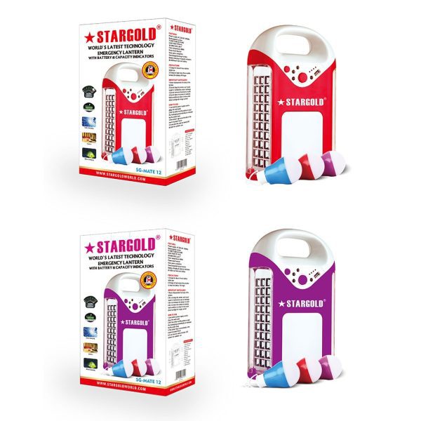 Stargold Rechargeable LED High Bright Emergency SG-MATE12