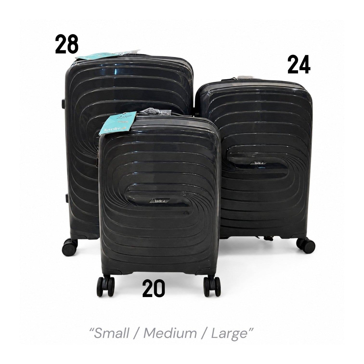 Traveller Trolley Bag Set of 3 – 20, 24 & 28 Inch – TR3383